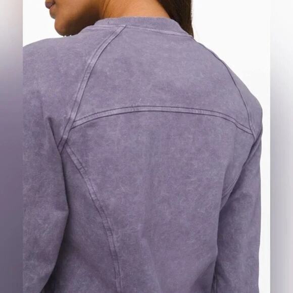 Lululemon Scuba Crew *Wash β Washed Purple Quartz β Size 8 β Comfy Chic π - Picture 3 of 11